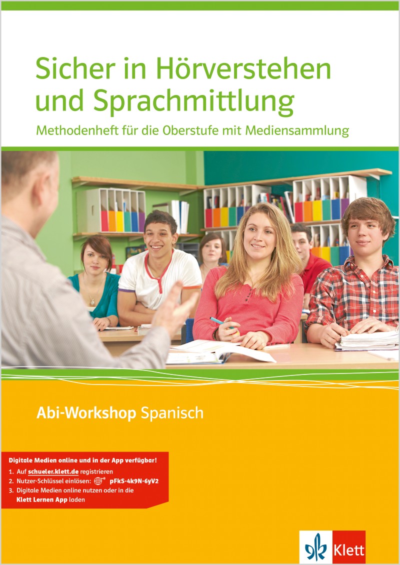 Originalcover: Klett Abi-Workshop Spanisch – Sicher in Hörverstehen und Sprachmittlung