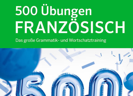 Originalcover – PONS 500 Übungen Französisch, A1 bis B2