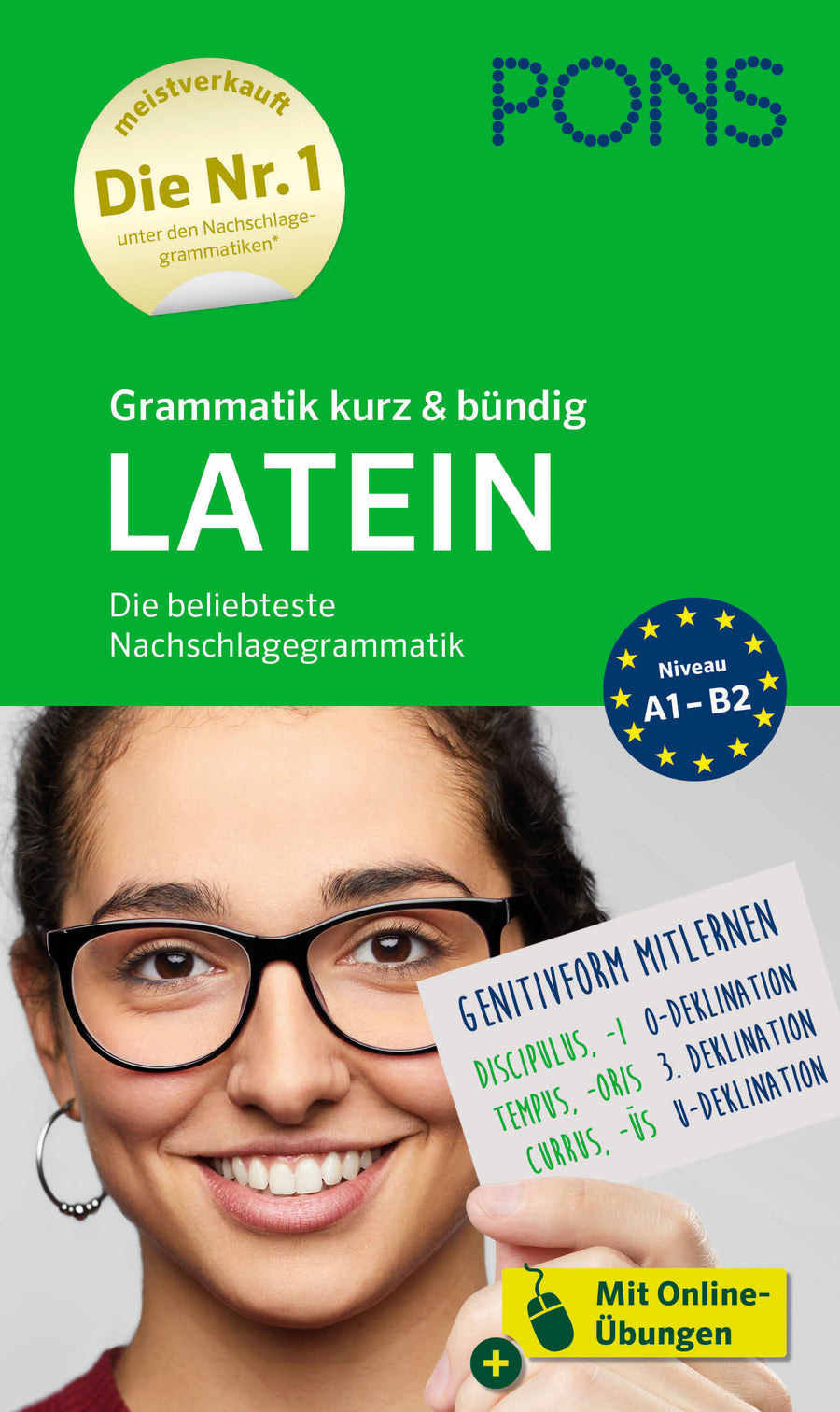 PONS Grammatik kurz & bündig Latein – Regeln und Online-Übungen – Originalcover