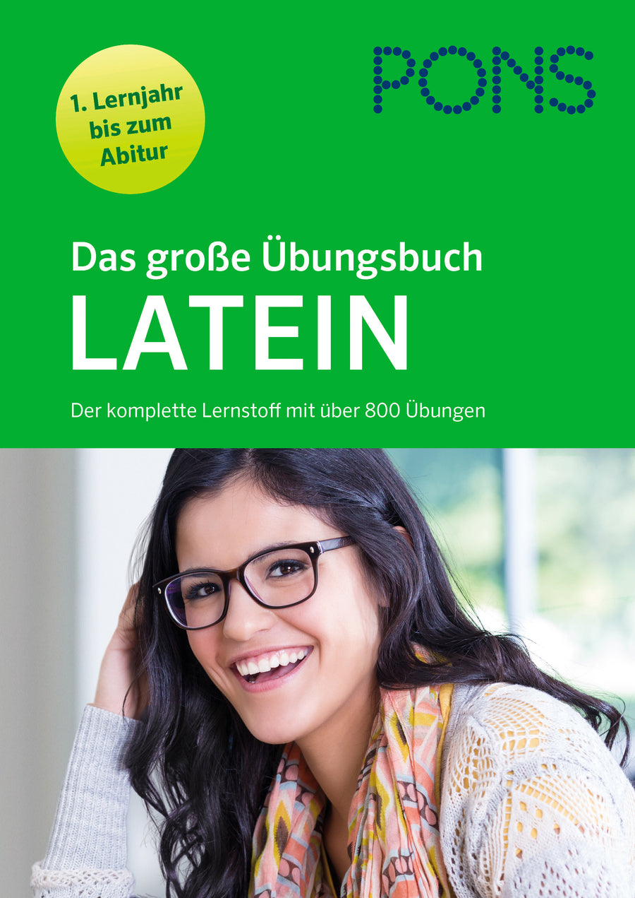 PONS Das große Übungsbuch Latein – 1. Lernjahr bis Abitur, mit Lösungen – Originalcover