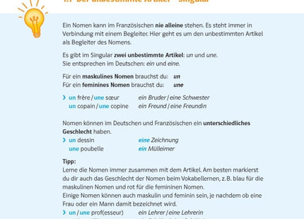 Klett Sicher in Französisch Grammatik 1./2. Lernjahr