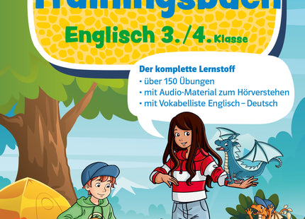 Cover: Klett Team Drachenstark Trainingsbuch Englisch 3./4. Klasse