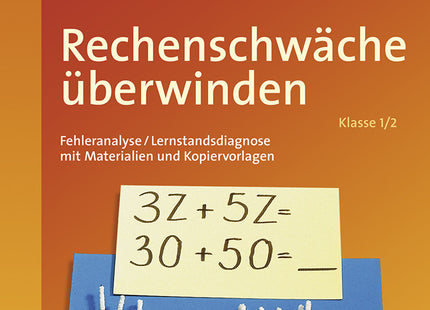 Buchcover: Rechenschwäche überwinden – Klasse 1/2 – Auer Verlag