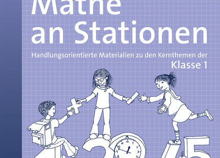 Mathe an Stationen – Klasse 1 – Originalcover des Verlags