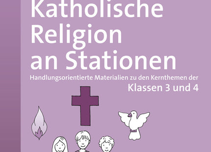 Katholische Religion an Stationen – Klasse 3/4 – Originalcover des Verlags