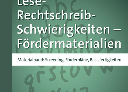Buchcover: LRS-Fördermaterial 1: Screening und Basisfertigkeiten – Klasse 1–4 – Auer Verlag
