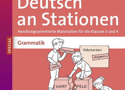 Deutsch an Stationen Spezial: Grammatik – Klasse 3/4 – Originalcover des Verlags