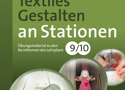 Textiles Gestalten an Stationen – Klasse 9/10 – Originalcover des Verlags