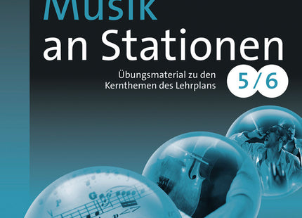 Originalcover: Musik an Stationen – Klasse 5/6, mit Audio-CD – Auer Verlag