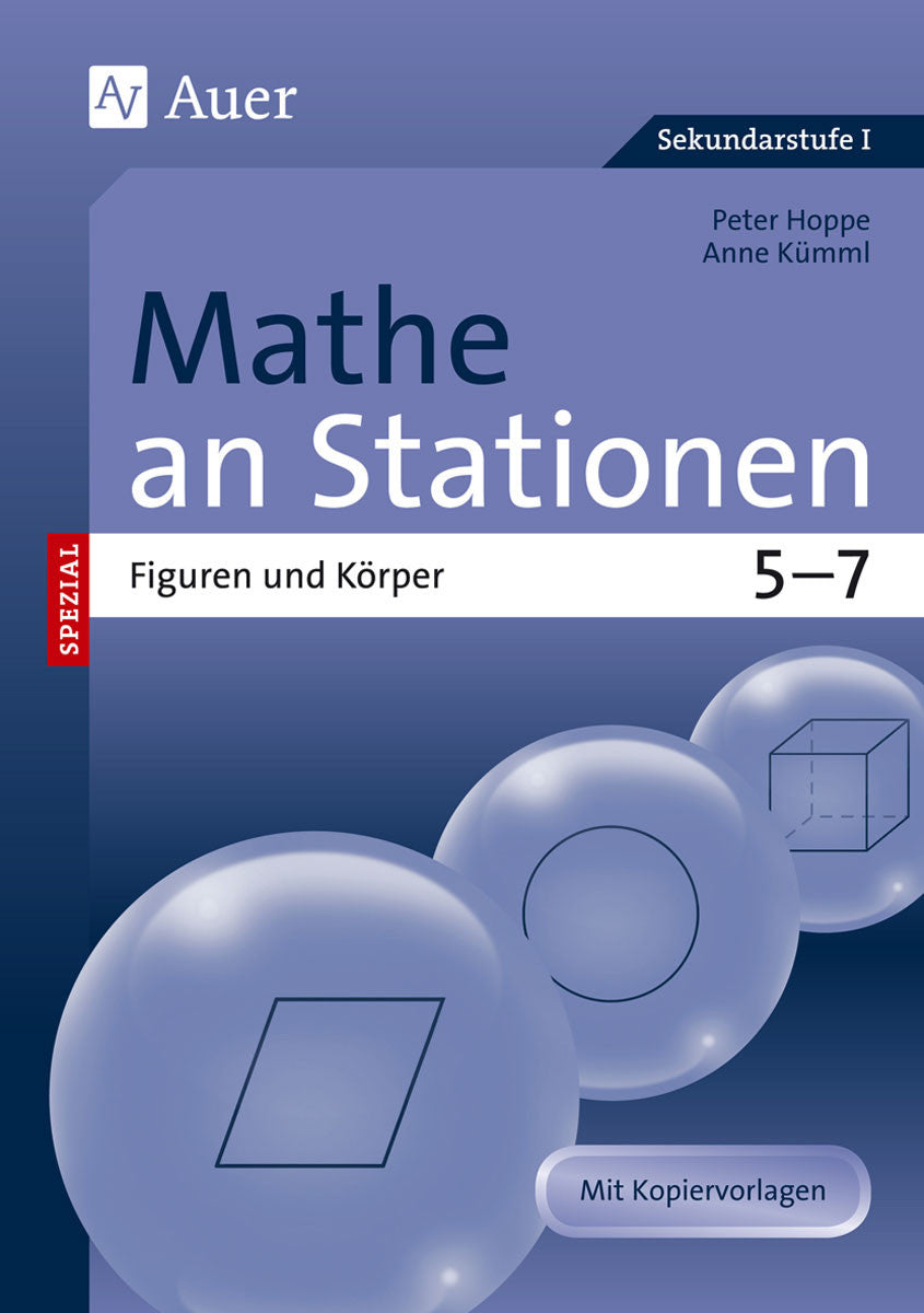 Originalcover: Mathe an Stationen spezial Figuren und Körper 5–7 – Auer Verlag
