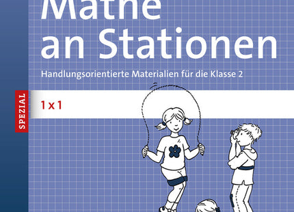 Mathe an Stationen Spezial: Einmaleins – Klasse 2 – Originalcover des Verlags