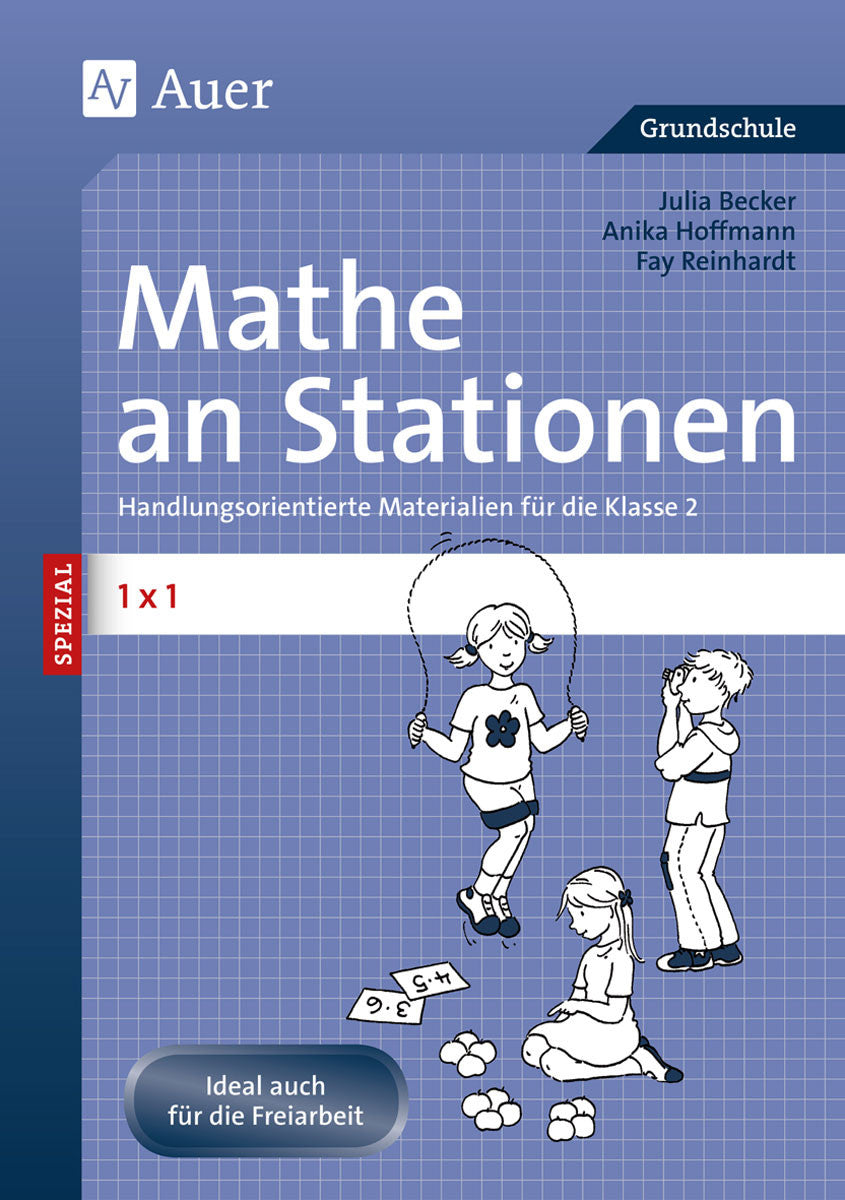 Mathe an Stationen Spezial: Einmaleins – Klasse 2 – Originalcover des Verlags