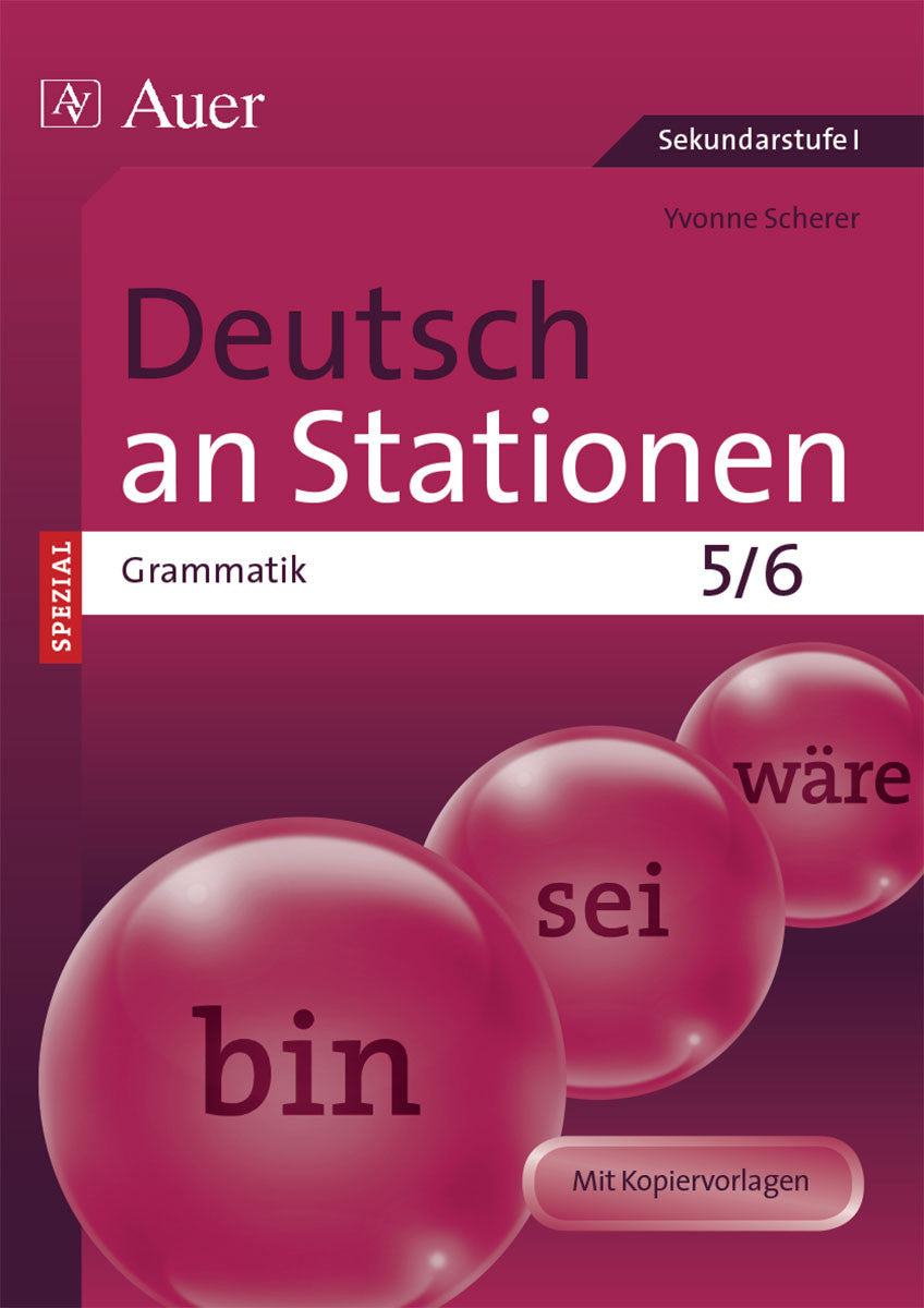 Deutsch an Stationen Spezial: Grammatik – Klasse 5/6 – Originalcover