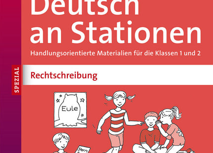 Deutsch an Stationen Spezial: Rechtschreibung – Klasse 1/2 – Originalcover des Verlags
