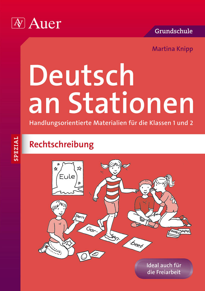 Deutsch an Stationen Spezial: Rechtschreibung – Klasse 1/2 – Originalcover des Verlags