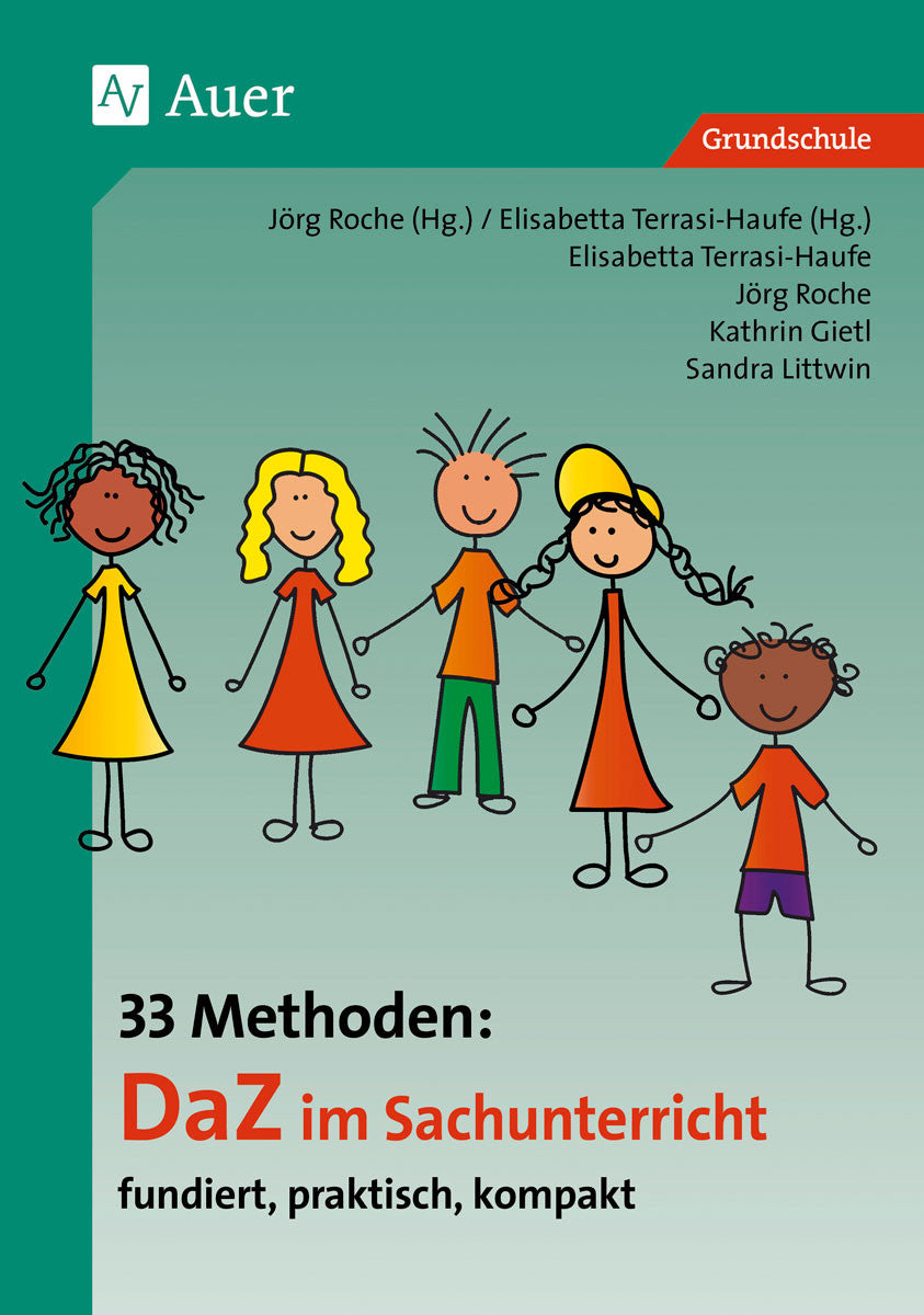 Buchcover: 33 Methoden DaZ im Sachunterricht – Klasse 1–4 – Auer Verlag