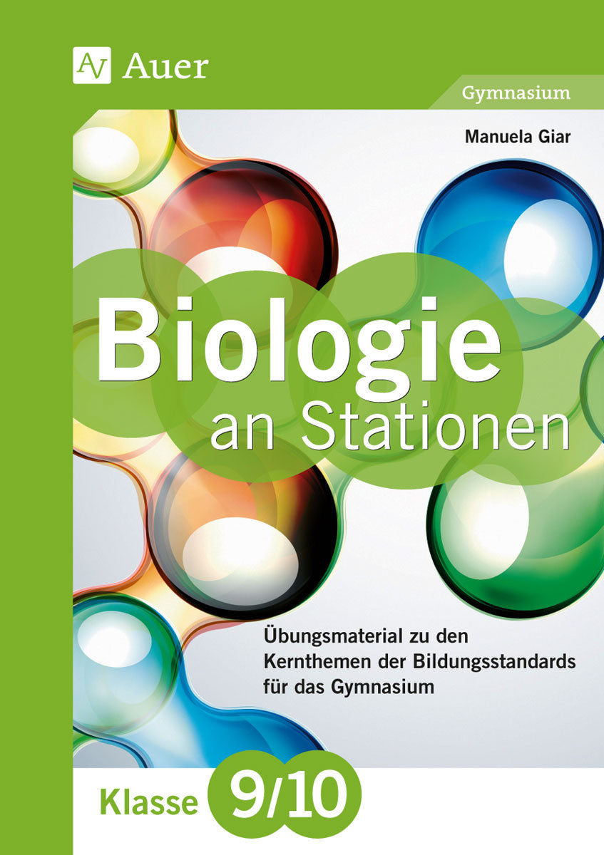 Originalcover: Biologie an Stationen – Klasse 9/10 Gymnasium – Auer Verlag