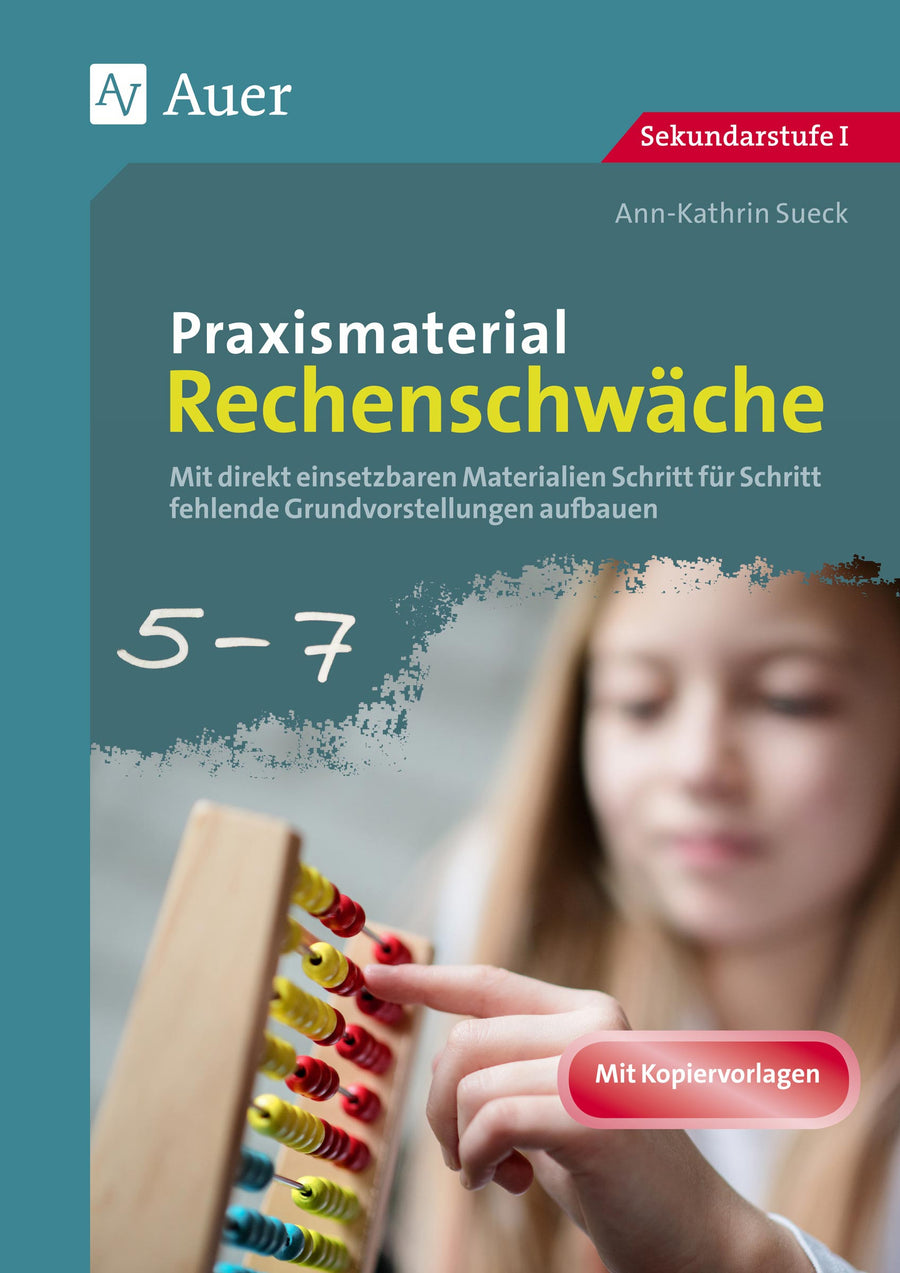 Buchcover: Praxismaterial Rechenschwäche – Klasse 5–7 – Auer Verlag