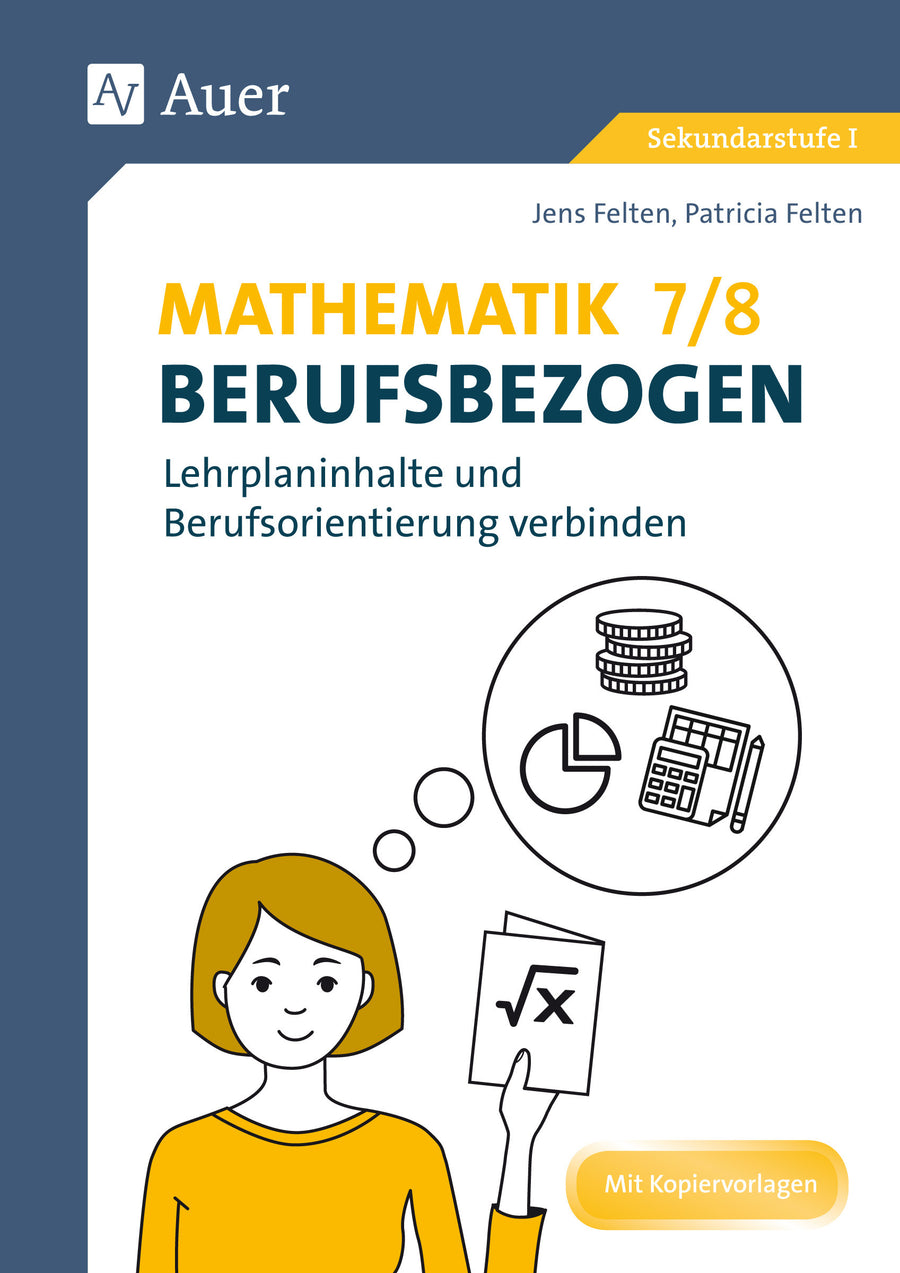 Mathematik 7–8 berufsbezogen – Buchcover, ISBN 9783403080428