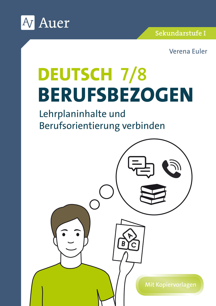 Deutsch 7–8 berufsbezogen – Buchcover, ISBN 9783403080442