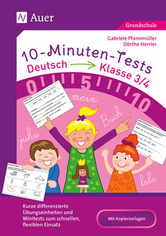 10-Minuten-Tests Deutsch – Klasse 3/4