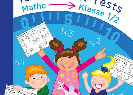 Buchcover: 10-Minuten-Tests Mathematik – Klasse 1/2 – Auer Verlag