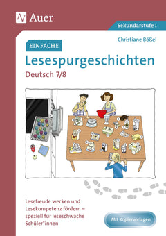 Einfache Lesespurgeschichten Deutsch 7–8