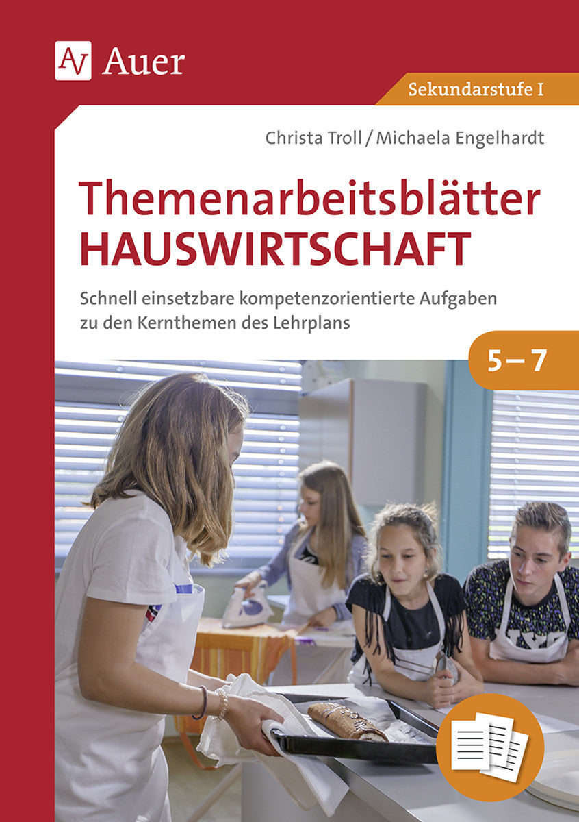Themenarbeitsblätter Hauswirtschaft – Klasse 5–7 – Originalcover