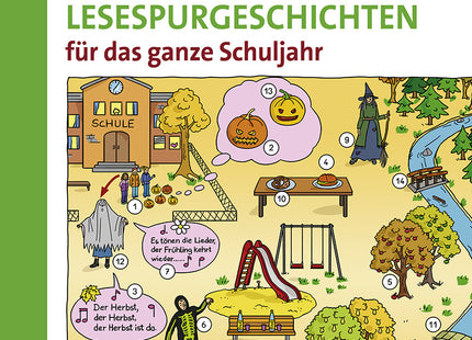 Lesespurgeschichten für das ganze Schuljahr – Klasse 1/2 – Originalcover