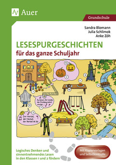 Lesespurgeschichten für das ganze Schuljahr – Klasse 1/2