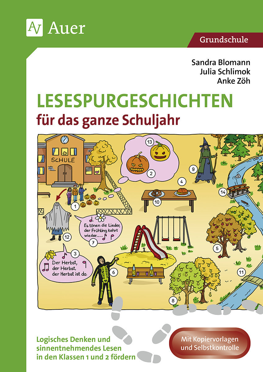 Lesespurgeschichten für das ganze Schuljahr – Klasse 1/2 – Originalcover