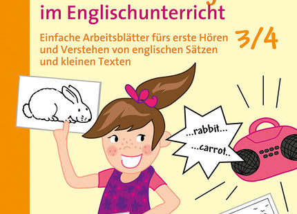 Originalcover: Kleine Hörübungen im Englischunterricht – Klasse 3/4 – Auer Verlag