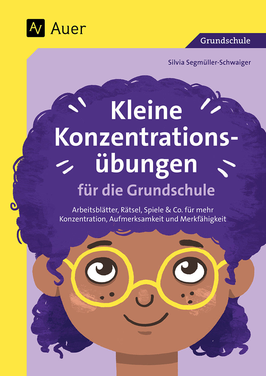 Kleine Konzentrationsübungen für die Grundschule – Klasse 1–4 – Originalcover des Verlags