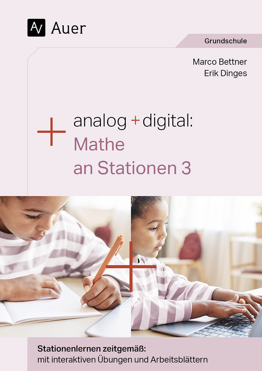 Analog + digital: Mathe an Stationen – Klasse 3 – Originalcover