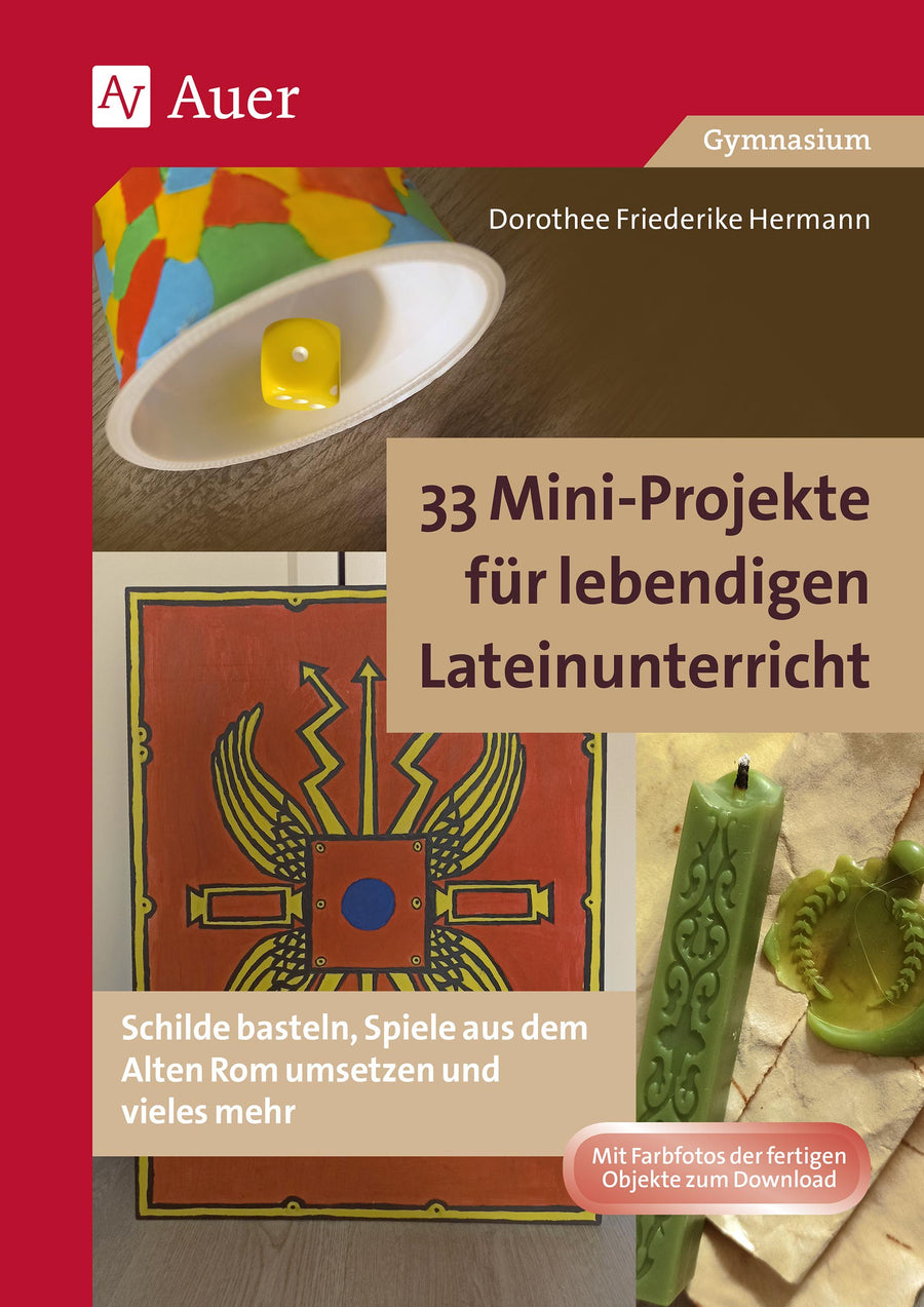 Buchcover: 33 Mini-Projekte für lebendigen Lateinunterricht – Auer Verlag