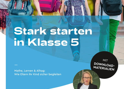 Cover: Stark starten in Klasse 5 – Mathe, Lernen und Alltag für Eltern