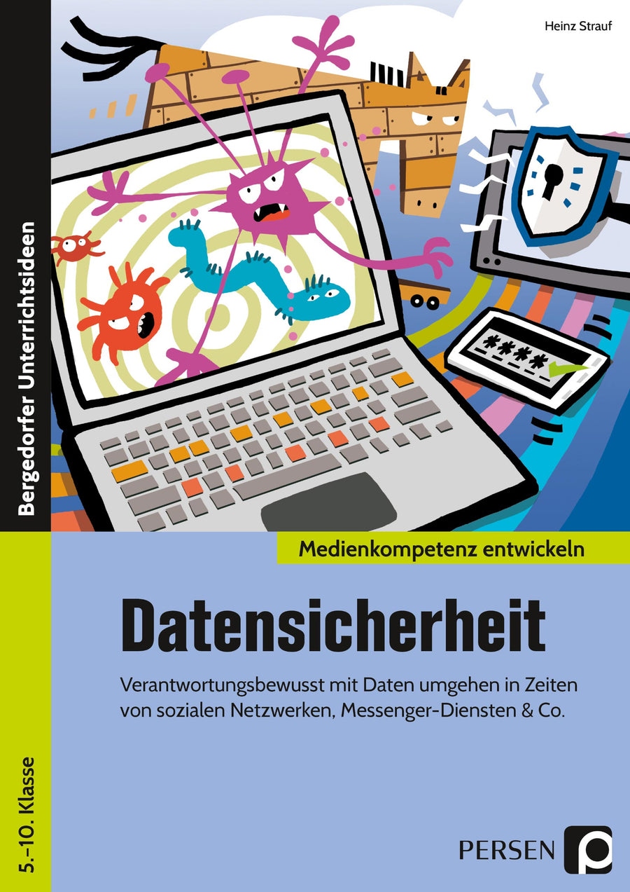 Datensicherheit – Medienkompetenz für Klasse 5–10 – Originalcover des Verlags