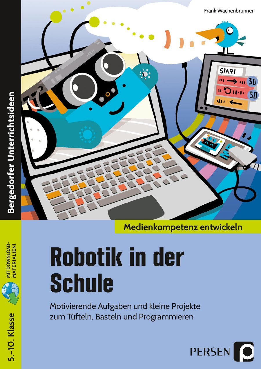 Buchcover: Robotik in der Schule – Klasse 5–10 – Persen Verlag