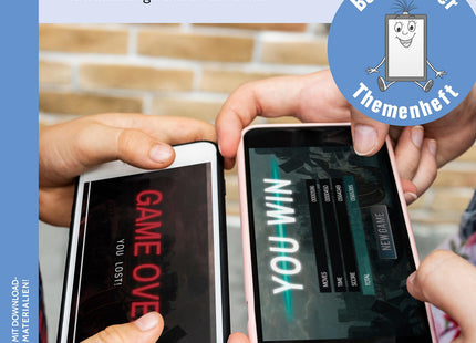Buchcover: Sicher digital unterwegs: Online-Gaming – Klasse 3–6 – Persen Verlag