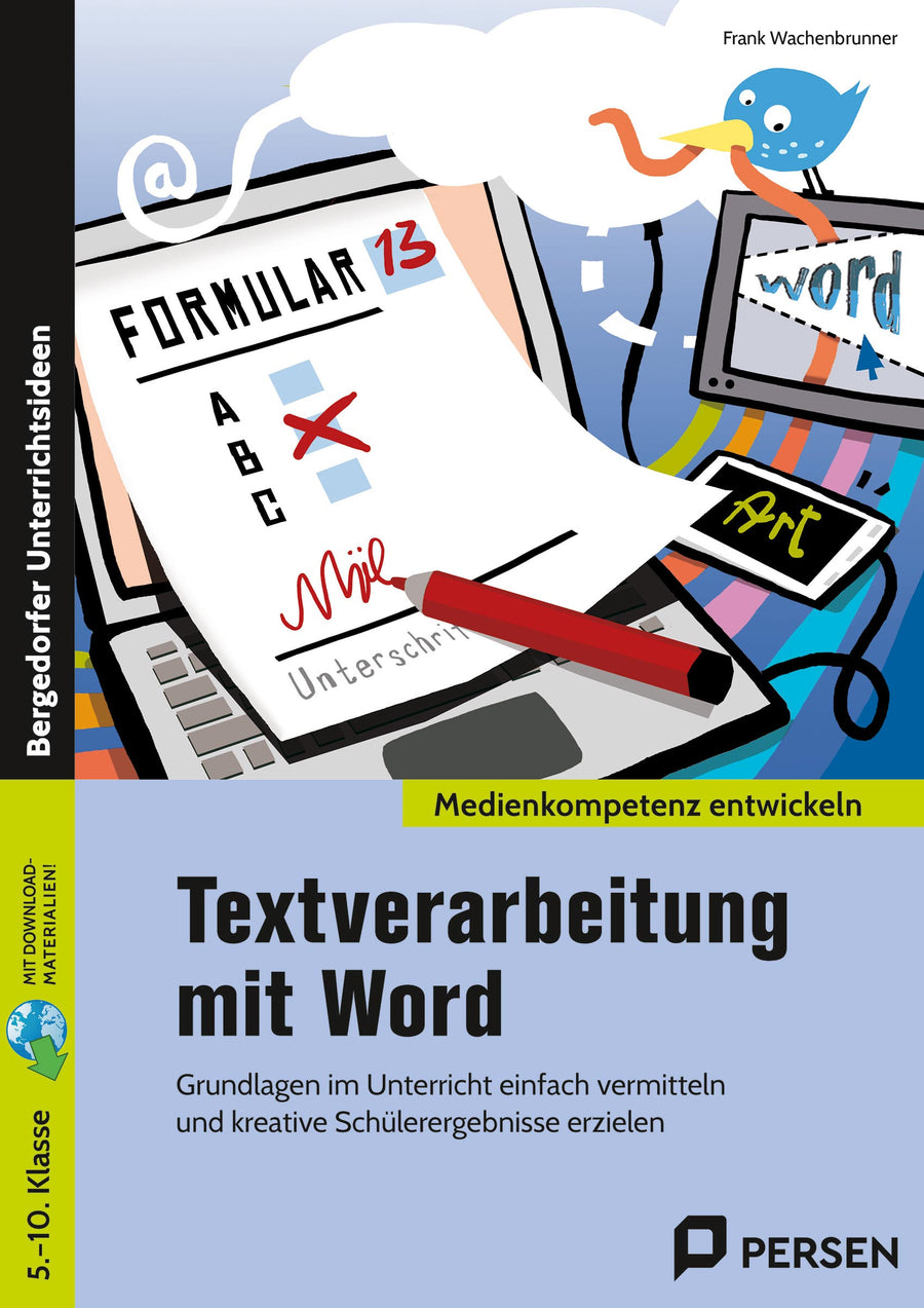 Textverarbeitung mit Word – Klasse 5–10 – Originalcover des Verlags