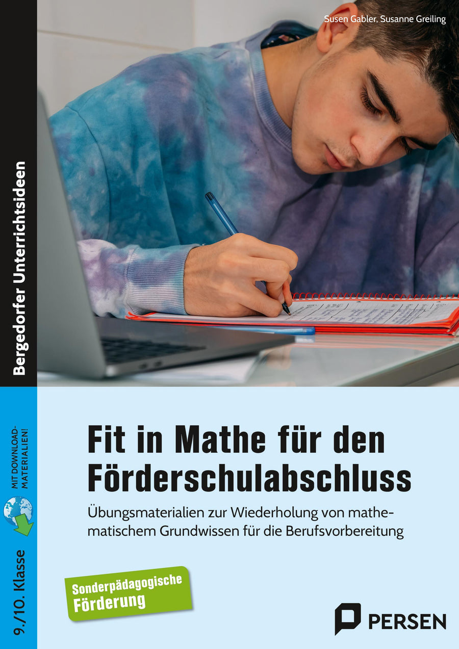 Fit in Mathe für den Förderschulabschluss – Buchcover, ISBN 9783403211884