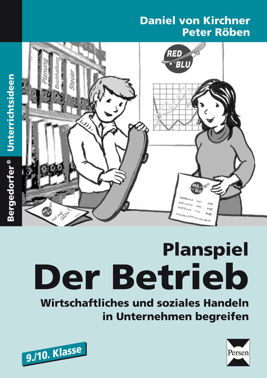 Buchcover: Planspiel: Der Betrieb – Wirtschaft Klasse 9/10 – Persen Verlag