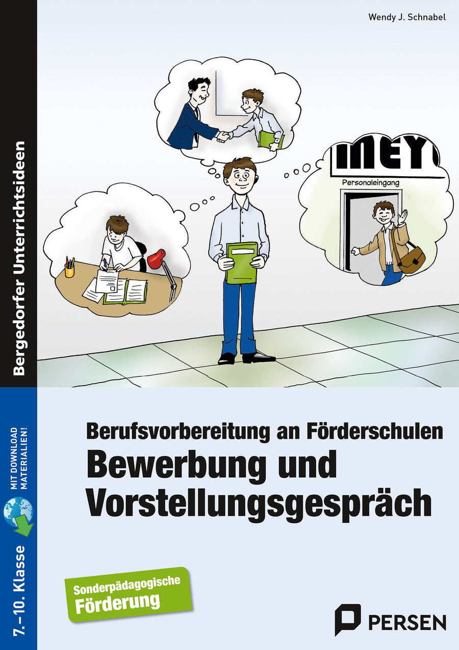 Bewerbung und Vorstellungsgespräch – Förderschule Klasse 7–10 – Originalcover