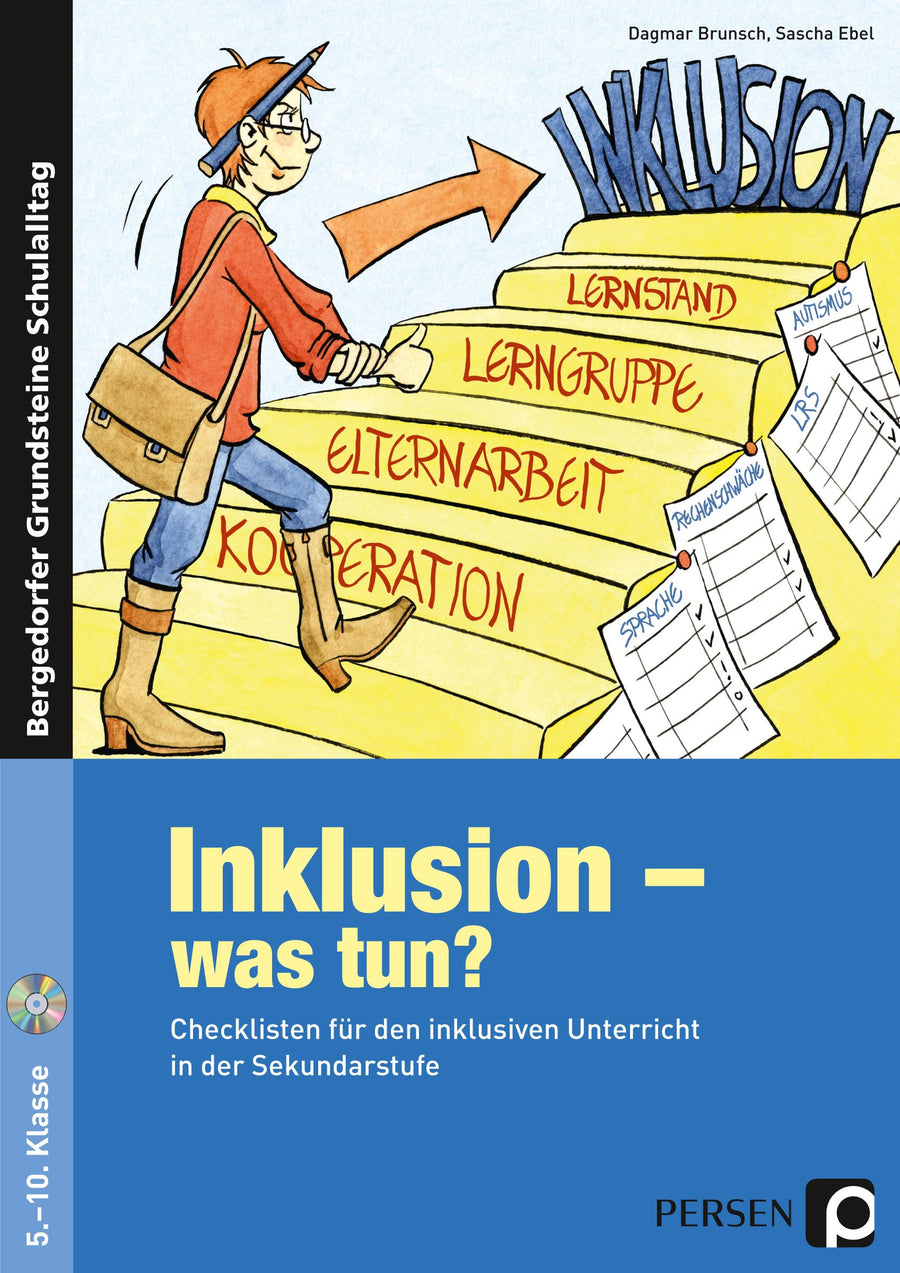Buchcover: Inklusion – was tun? – Sekundarstufe – Persen Verlag