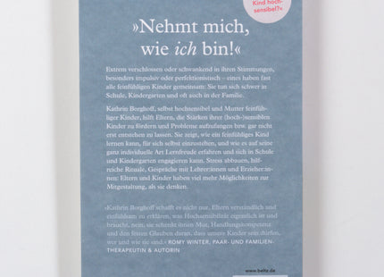 Buchrückseite: So feinfühlig und so stark – Sensible Kinder in Kita und Schule begleiten