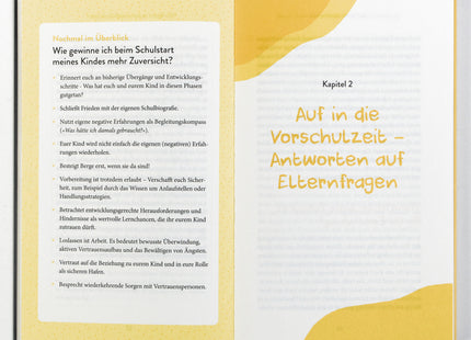 Einblick ins Buch: Hallo Schulanfang! – Elternratgeber für den Schulstart