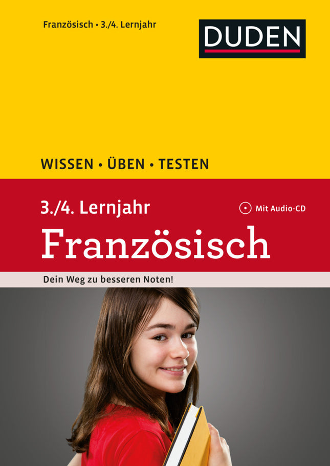 Wissen - Üben - Testen: Französisch 3./4. Lernjahr, mit Audio-CD