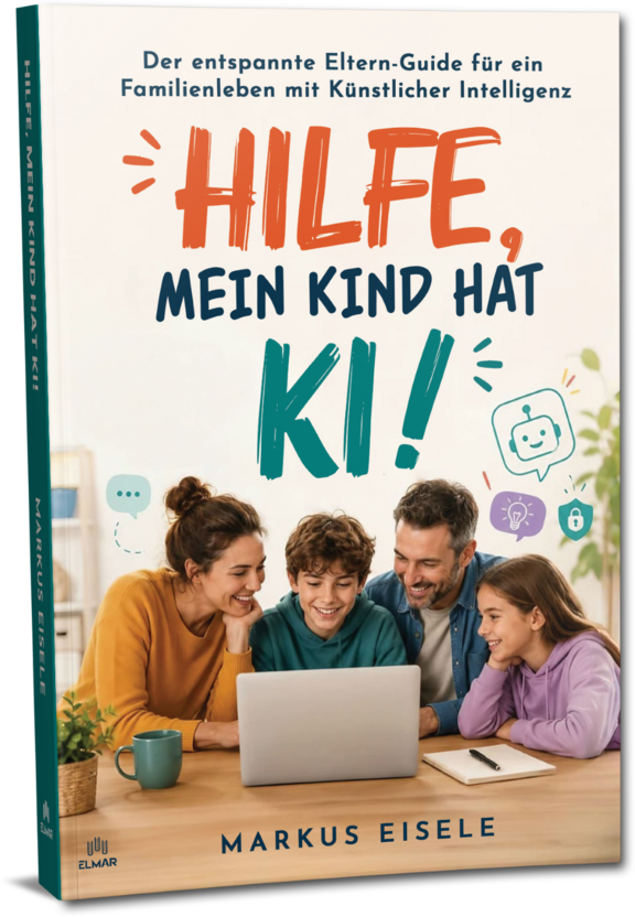 Buchansicht: Hilfe, mein Kind hat KI! – Künstliche Intelligenz als Familie begleiten