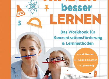 Cover: Wie Kinder besser lernen – Workbook für Konzentration und Lernmethoden