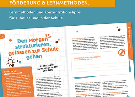 Einblick in Gestaltung und Inhalt: Wie Kinder besser lernen – Workbook für Konzentration und Lernmethoden